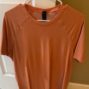 lululemon athletica Orange Short Sleeve Tee